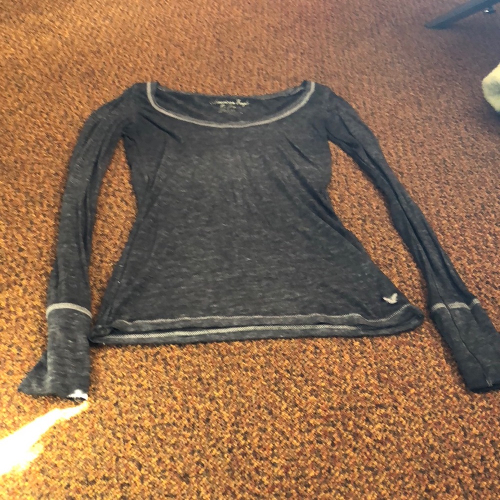 Charcoal over shirt